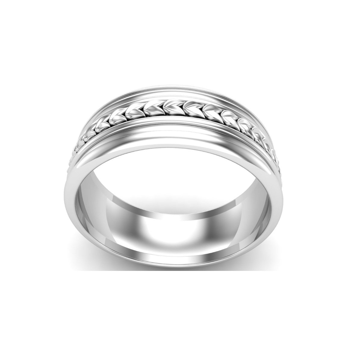 Bague anneau argent Angelique